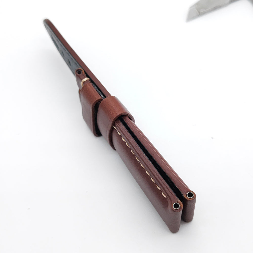 22mm/24mm Brow Waxy Calf Leather Strap Watch Band For Folding PAM Clasp Watch