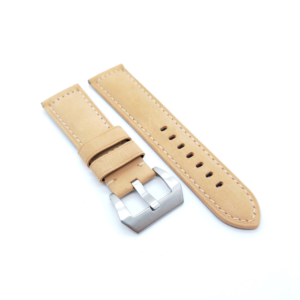 Brown Calf Leather Strap Khaki Watch Band for PAM RADIOMIR LUMINOR Luxury Leather Strap 22mm 24mm
