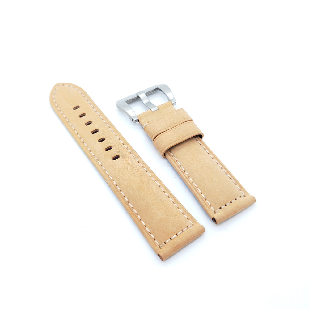 Brown Calf Leather Strap Khaki Watch Band for PAM RADIOMIR LUMINOR Luxury Leather Strap 22mm 24mm